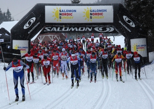 Ponad 200 osób na starcie pierwszego biegu Salomon Nordic Sunday! To rekord frekwencji!