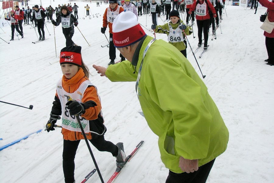 Wśród startujących na 10 km były także dzieci.