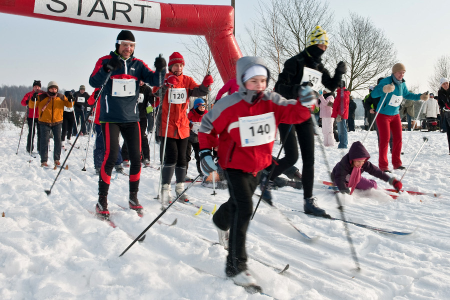 Na starcie Biegu Sasinów 2012