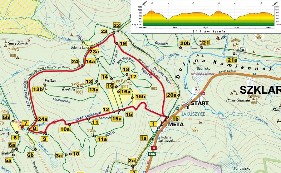 Trasa letnich "Piastów"