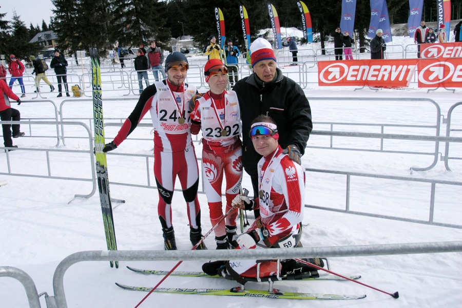 Katarzyna Rogowiec na mecie Biegu Piastów