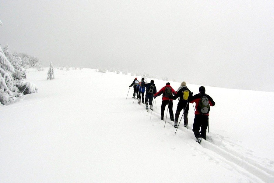 Będą wędrować na nartach back country w Beskidzie Wyspowym