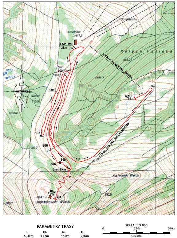 Mapa Red Bull Bieg Zbonikow-2014-02-10