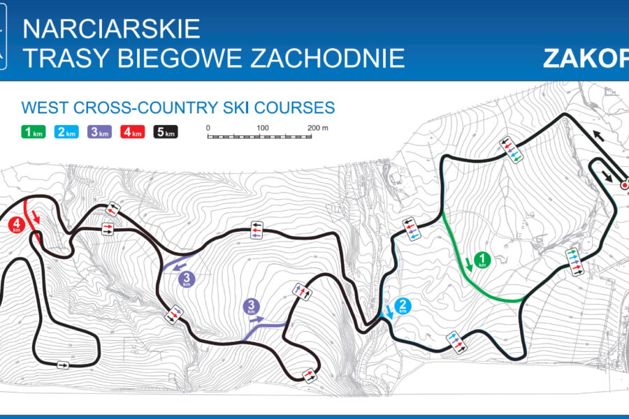 Zakopane – trasy biegowe zachodnie