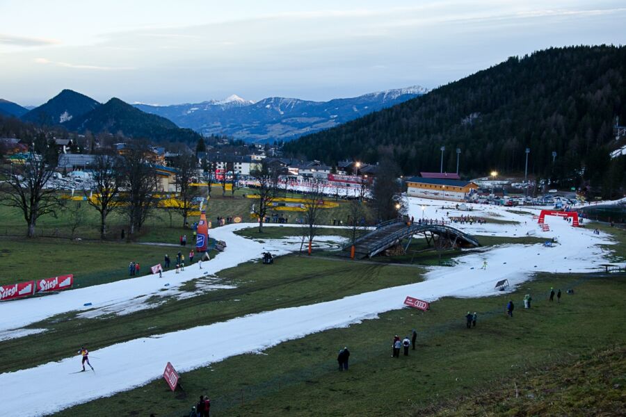 Snowfarming, czyli sposób na zimę bez śniegu