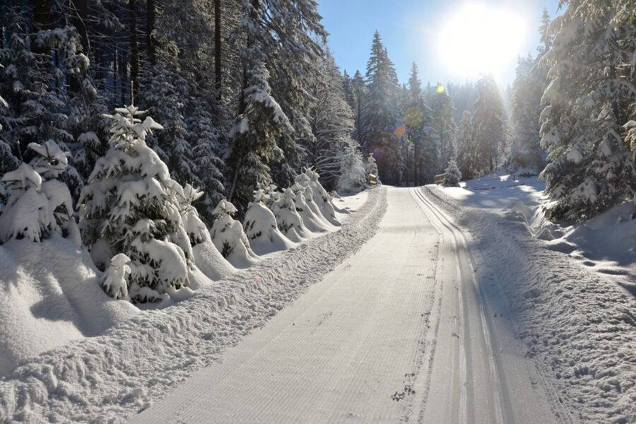 Na granicy raju, czyli trasa maratonu narciarskiego Ultrabiel w Górach Bialskich [GALERIA]