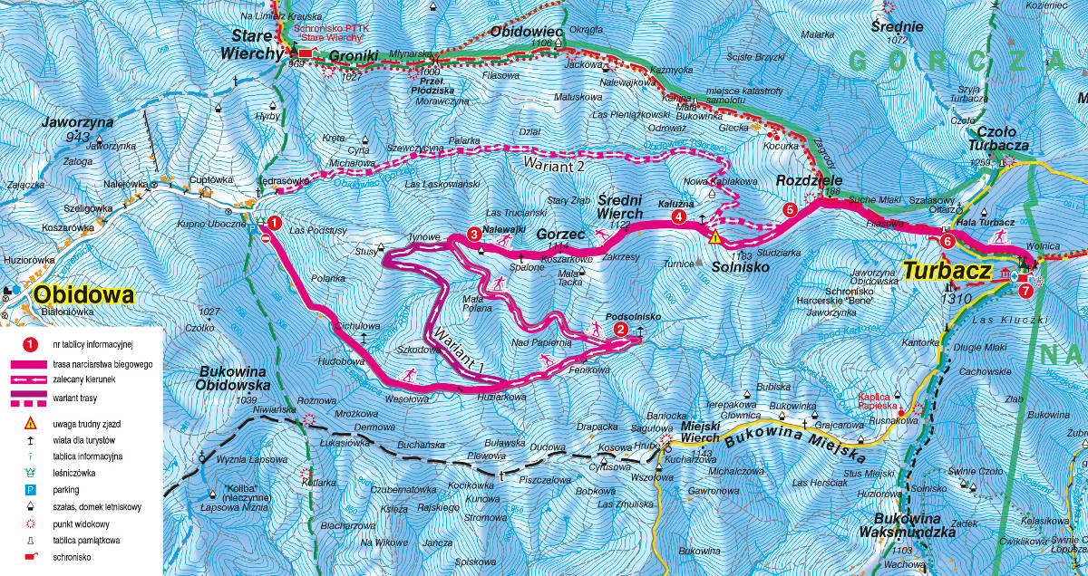 mapa N-Targ 1 50 690 narciarska zima 2015