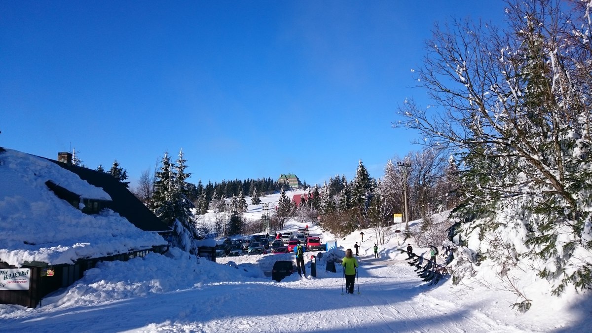 Przełęcz pod Serlichem i Masarykowa Chata