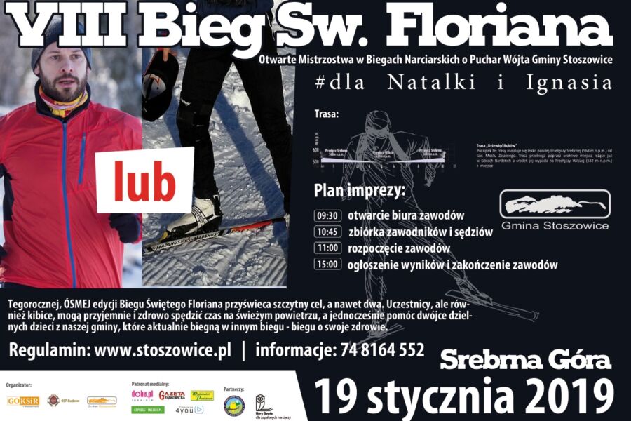 Zmierz się ze strażakami w otwartym Biegu Św. Floriana 19 stycznia w Górach Sowich